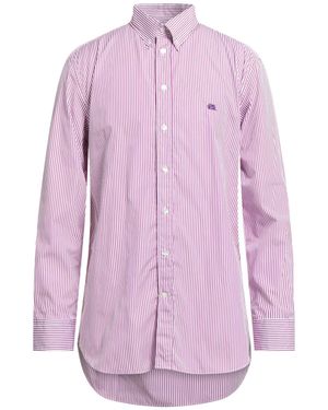 Etro Garnet Shirt Cotton - Purple