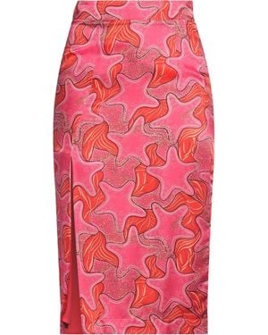 ALESSANDRO ENRIQUEZ Midi Skirt - Red