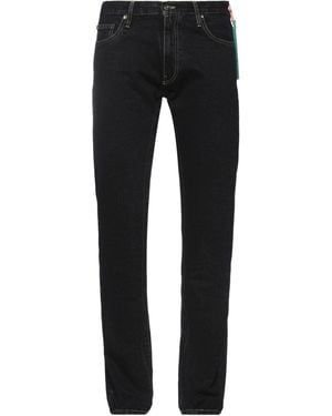 Off-White c/o Virgil Abloh Jeans Cotton, Wool, Acrylic - Black