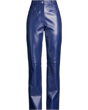 Marni Midnight Pants Lambskin - Blue