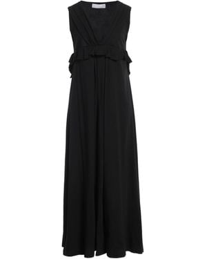 Douuod Maxi Dress Cotton - Black