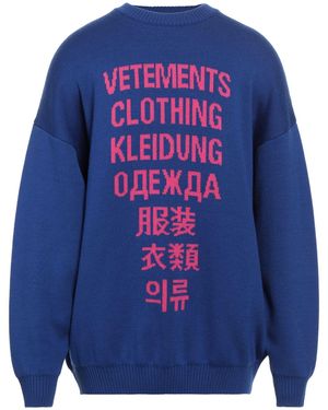 Vetements Sweater - Blue