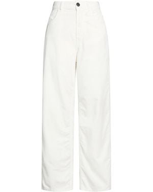 Jucca Pants Cotton, Lycra, Lyocell - White