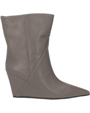 Vic Matié Ankle Boots Leather - Grey