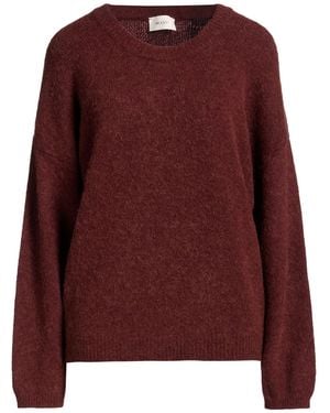 ViCOLO Burgundy Sweater Polyamide, Wool, Alpaca Wool, Elastane - Red