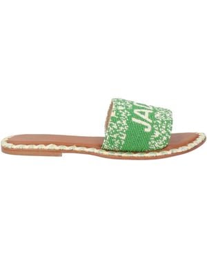 De Siena Sandals Textile Fibers - Green