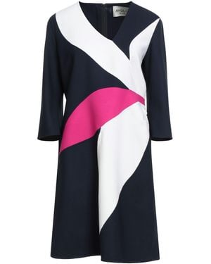 AVOLIO Milano Mini Dress Virgin Wool, Lyocell, Polyamide - Black
