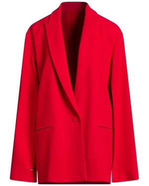Alberta Ferretti Blazer Viscose, Acetate, Elastane - Red