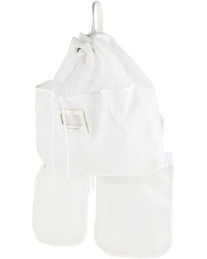 Maison Margiela Backpack Polyamide, Polyester, Cow Leather - White
