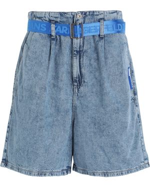 Karl Lagerfeld Denim Shorts - Blue