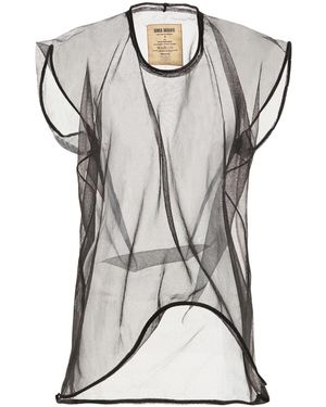 Uma Wang Top Polyamide - Black