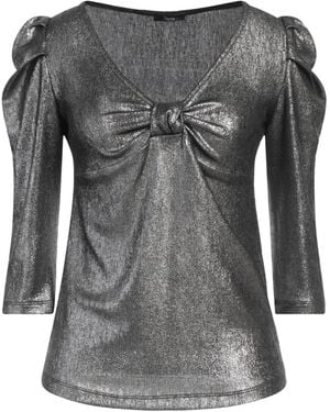 Hanita Top Polyester, Elastane - Gray