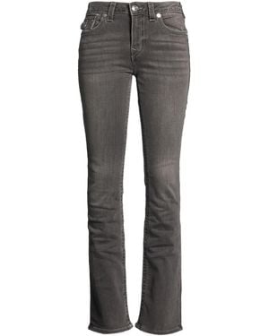 TRUE RELIGION Charcoal Jeans Cotton, Polyester, Elastane - Gray
