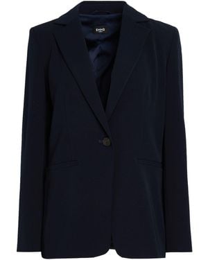 Marella Midnight Blazer Polyester, Elastane - Blue