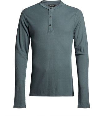 Rag & Bone Deep T-Shirt Viscose, Elastane - Blue