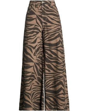 Please Trousers Cotton, Elastane - Brown