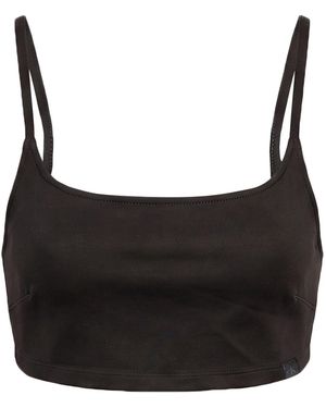 Calvin Klein Top Cotton, Polyester, Elastane - Black