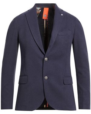 Bharnaba Blazer Polyester, Viscose - Blue