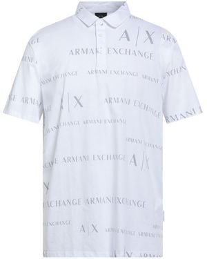 ARMANI EXCHANGE Polo Shirts - White