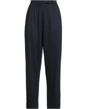 Cruna Midnight Trousers Virgin Wool, Acrylic - Blue