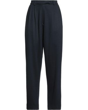 Cruna Midnight Trousers Virgin Wool, Acrylic - Blue