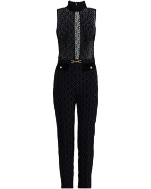 Elisabetta Franchi Jumpsuit Polyester, Elastane - Black