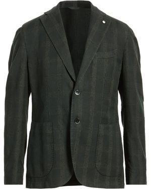 L.B.M. 1911 Blazer Cotton, Linen, Polyamide - Green