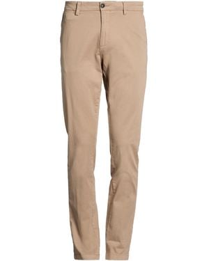 Manuel Ritz Sand Pants Cotton, Elastane - Natural