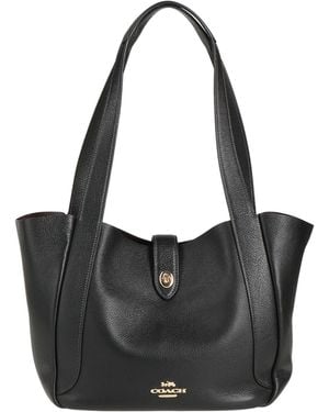 COACH Shoulder Bag Leather - Black