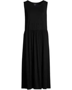 Eileen Fisher Midi Dresses - Black