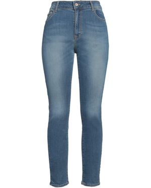Manila Grace Jeans Cotton, Elastane - Blue