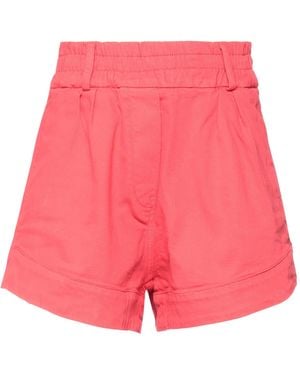Ottod'Ame Denim Shorts - Red
