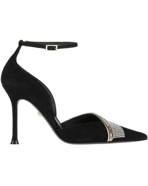 ALEVI Court Shoes Leather - Black