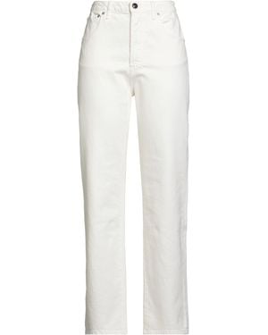 Semicouture Jeans Cotton, Elastane - White