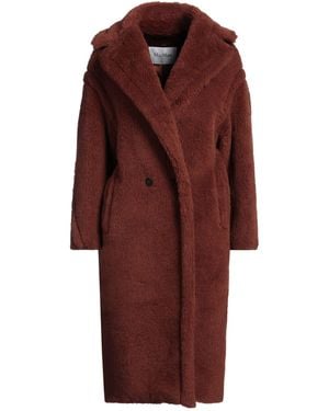 Max Mara Shearling- & Kunstfell - Rot