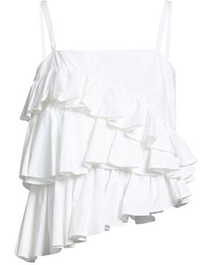MSGM Top Cotton - White