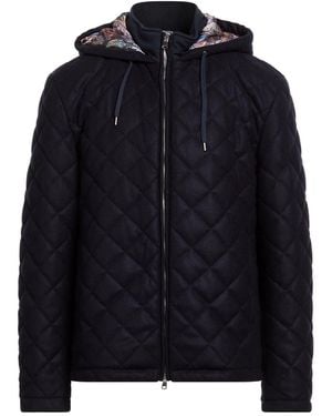 Daniele Alessandrini Midnight Puffer Polyester, Acrylic, Wool - Blue