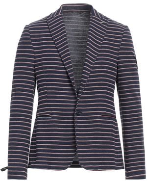 Daniele Alessandrini Daniele Alessandrini Blazer Polyester, Cotton - Blue