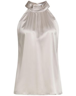 Xandres Light Top Silk, Viscose, Elastane - Grey