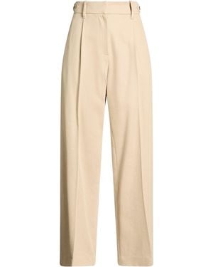 Brunello Cucinelli Pants Cotton, Wool - Natural