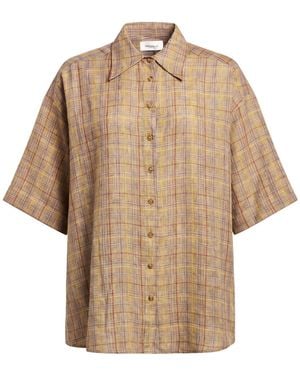 Ottod'Ame Khaki Shirt Linen - Natural