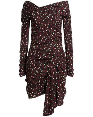 Isabel Marant Mini Dress Silk, Elastane - Brown