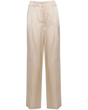 Cambio Pants Viscose, Linen, Cotton - Natural