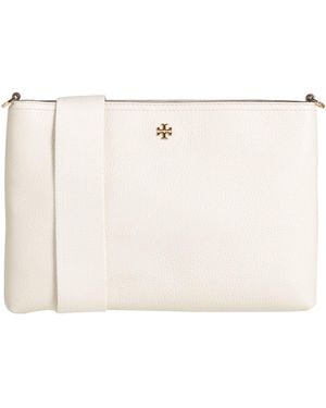 Tory Burch Ivory Cross-Body Bag Leather - Natural