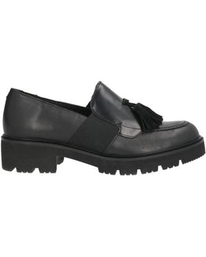 Cinzia Soft Loafers Leather - Black