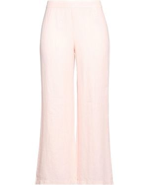 120% Lino Light Pants Linen - Pink