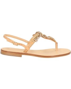 DG POSITANO Thong Sandals - Natural