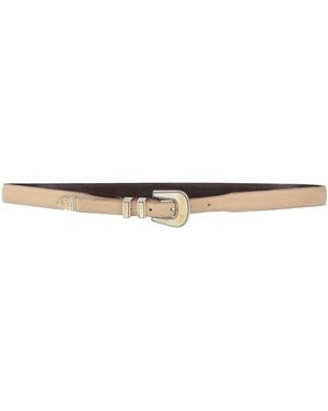 Eleventy Belt Leather - White