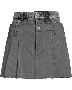 Liu Jo Better Denim Shorts & Bermuda Shorts Polyester, Viscose, Elastane, Metallic Polyester, Cotton - Grey