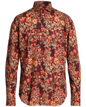 Xacus Burgundy Shirt Cotton - Red